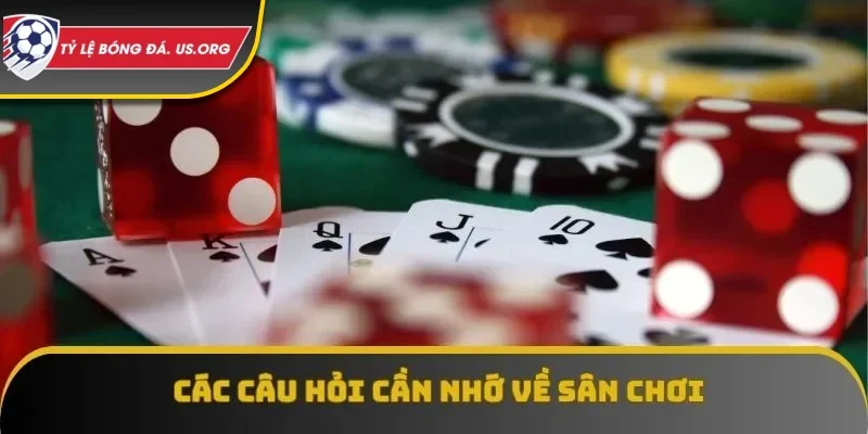 Các câu hỏi cần nhớ về sân chơi