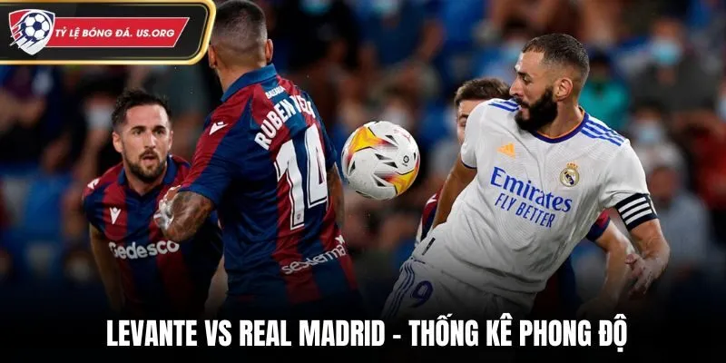 Soi kèo Levante vs Real Madrid - thống kê phong độ ra sân