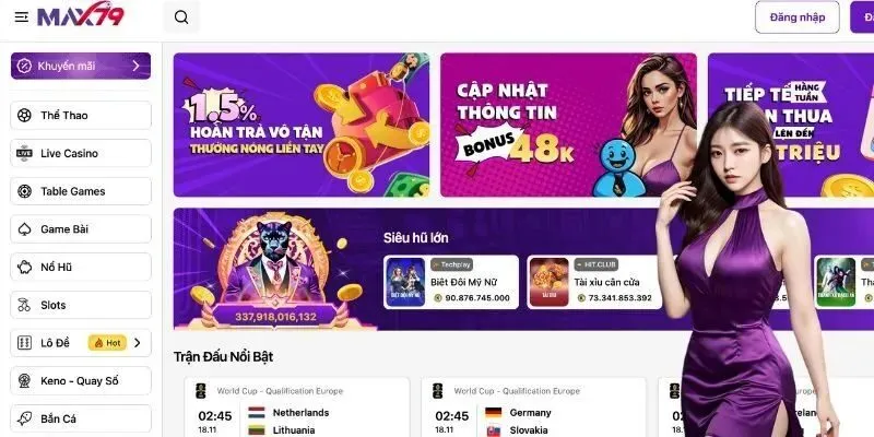 MAX79 - Sân Chơi Cá Cược Uy Tín Đáng Trải Nghiệm